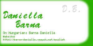 daniella barna business card